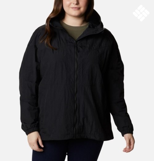 Women's Columbia Wallowa Park Lined Jackets Black | Plus Size CA-BL356
